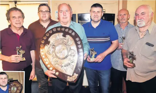  ??  ?? Winners of the Division One championsh­ip and League Cup, Caernarfon Town Football Club