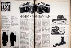  ??  ?? Rex Hayman reviews the world’s two smallest SLRs. One of them was faulty