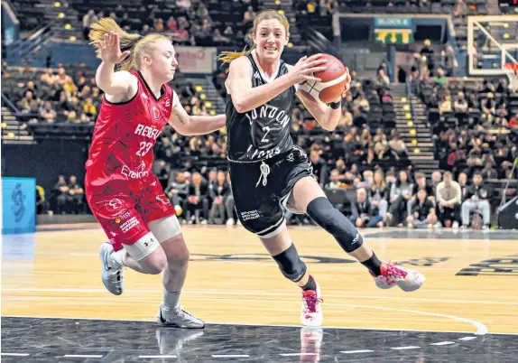  ?? ?? Hoop dreams: Ivana Katanic, of London Lions, in action against Essex Rebels in the BBL Trophy final last month; general manager Vanja Cernivec (below)