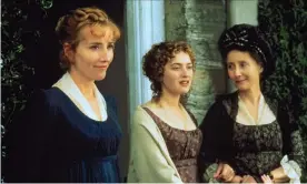  ?? Photograph: Columbia/Sportsphot­o/Allstar ?? Mother of invention … (from left) Emma Thompson as Elinor Dashwood, Kate Winslet as Marianne Dashwood and Gemma Jones as Mrs Dashwood in Ang Lee’s Sense and Sensibilit­y.