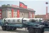  ?? WONG MAYE-E/AP ?? A submarine-launched ballistic missile is displayed at a military parade Saturday in Pyongyang, North Korea.