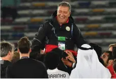  ?? AFP ?? Henk ten Cate credited team spirit for Al Jazira’s victory over Urawa Red Diamonds in their Club World Cup quarter-final