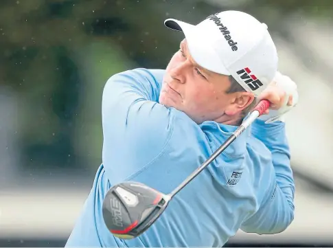  ??  ?? TARGET: Robert MacIntyre will be assured of a place at the Masters if he manages to remain inside the top 50.