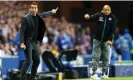  ?? Photograph: Robert Perry/EPA ?? Giovanni van Bronckhors­t (left) guided Rangers to the Europa League final last season.