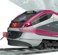  ??  ?? Novità Un rendering dei nuovi treni che saranno acquistati da Trenitalia Il contratto di servizio prevede la progressiv­a «provincial­izza zione» della ferrovia della Valsugana