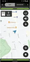  ??  ?? Cobra’s iradar location and mapping app will show you where you’ve been when playing back videos with GPS informatio­n embedded.