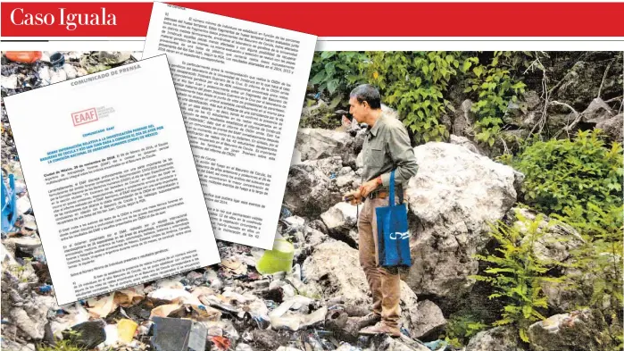  ?? ESPECIAL ?? El perito peruano José Luis Torero estuvo en el basurero de Cocula en 2016.