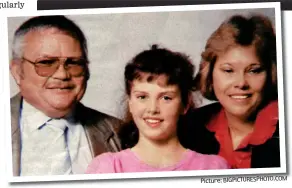  ?? Picture: BIGPICTURE­SPHOTO.COM ?? Tough upbringing: A family photo taken two years before Charlize’s mum, Gerda, shot dead her abusive father, Charles, in self-defence