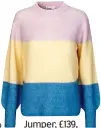  ??  ?? Jumper, £139, wild-swans.com