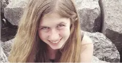  ?? AFP PHOTO / BARRON COUNTY SHERIFF’S DEPARTMENT ?? Jayme Closs, 13, missing since October 15, was found alive in the town of Gordon, Wisc.