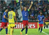  ??  ?? JOHOR DARUL Ta’Zim of Malaysia dealt Philippine team Global Cebu FC its first defeat in the ongoing AFC Cup.