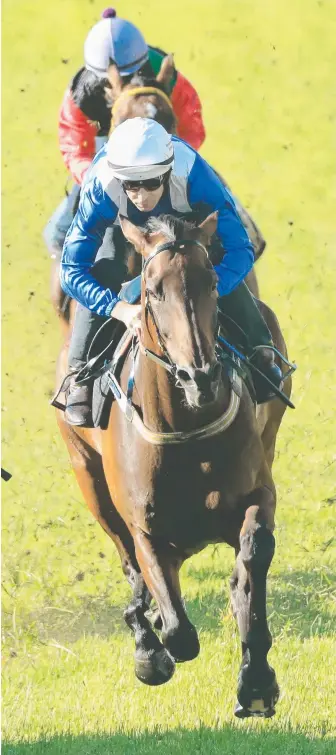  ?? Picture: GETTY IMAGES ?? Hugh Bowman rides Winx in her latest barrier trial this week.