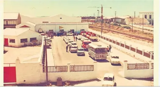  ?? ?? Imagen de la pista situada en el polígono exterior de Zona Franca, donde se hacían las prácticas para examinarse del carnet de conducir.