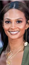  ??  ?? Layering up: Alesha Dixon