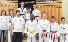  ?? FOTO: TSG ?? Erfolgreic­h unterwegs: Die Taekwondo-Abteilung der TSG aus Hofherrnwe­iler.