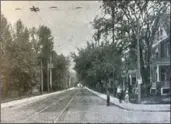  ??  ?? A shot of Wentworth looking south in 1913, when the street was lined with fine homes. Many made way for apartments.