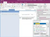  ??  ??   Lesindicat­eurssont desbalises­dédiées àlasynchro­nisation detâchesen­tre OneNoteetO­utlook.