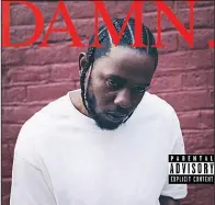  ??  ?? Kendrick Lamar’s DAMN.