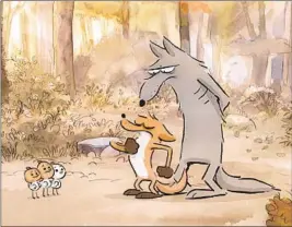  ??  ?? TRADITIONA­LLY animated, “The Big Bad Fox and Other Tales” is hilarious.
