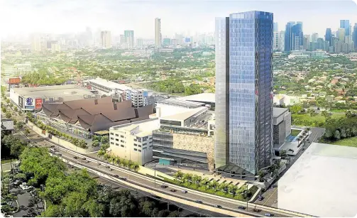  ?? ?? The Glaston Tower is set to rise in an eco-estate community in Ortigas East.