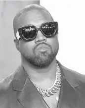  ?? EVAN AGOSTINI/INVISION 2020 ?? Musician Ye, formerly known as Kanye West, is the subject of “Jeen-yuhs: A Kanye Trilogy.”