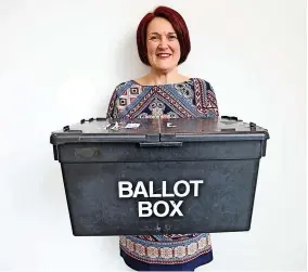  ?? ?? ● Elections manager Clare Poole from Rochdale Borough Council is reminding residents of the importance of voting