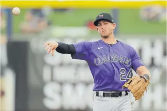  ??  ?? The Rockies’ Ryan McMahon hit 24 home runs in 141 games last season, most for a primary second baseman in club history.