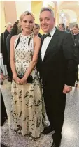  ?? Foto: Dirk Tschenser ?? Dirk Tschensche­r von Feinkost Kahn und Diane Kruger beim Bayerische­n Film preis in München.