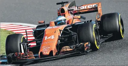  ?? FOTO: GETTY ?? Fernando Alonso podría anunciar su renovación con McLaren en breve, apostando por el proyecto de los ingleses con Renault para 2018