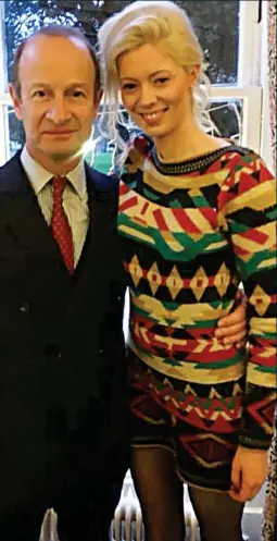  ??  ?? Close: Henry Bolton with party member Jo Marney