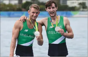  ??  ?? The O’Donovan brothers will inspire a whole generation of new rowers in Ireland.