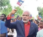  ?? EFE ?? Postulació­n. Eric Jean-Baptiste fue candidato a la Presidenci­a en el año 2015 por el partido Movimiento Acción Socialista, del que renunció en enero pasado.