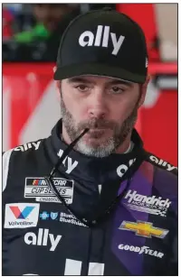  ?? (AP/John Raoux) ?? Jimmie Johnson wanted to retire from full-time racing to step away from NASCAR’s 11-month grind. The coronaviru­s pandemic has brought his final season to an unexpected pause, and now the seven-time champion isn’t sure what his future holds.