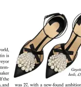  ??  ?? Goyetta heels, £975