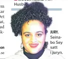  ??  ?? JURY. Seinabo Sey satt i juryn.