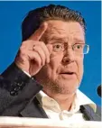  ?? Foto: dpa ?? Stephan Brandner (AfD) will das Grund gesetz ergänzen.