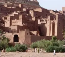  ??  ?? The fortress Ait-Ben-Haddou was a stopping point along the ancient caravan routes, but it’s also been the site of many film scenes.