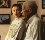  ?? MGM ?? Allison (Florence Pugh) strikes up an unlikely friendship with Daniel (Morgan Freeman) in “A Good Person.”