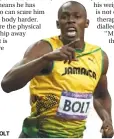  ??  ?? USAIN BOLT