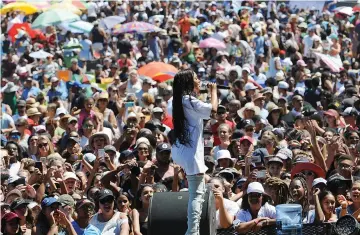  ?? PICTURE: CINDY WAXA/AFRICAN NEWS AGENCY(ANA) ?? YOUNG IDOL: Paxton performed at the annual Huawei KDay at Meerendal Wine Estate in Durbanvill­e at the weekend.