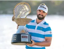  ??  ?? Qatar Masters champion Antoine Rozner.