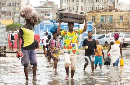  ?? –Supplied photo ?? ASSISTANCE: The UN Refugee Agency is working with government­s and humanitari­an partners in Mozambique, Zimbabwe and Malawi to provide relief to survivors of Tropical Cyclone Idai.