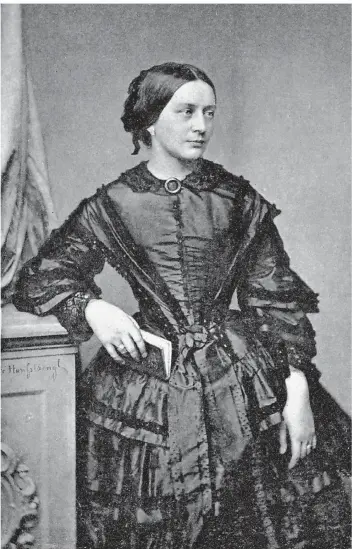  ?? FOTO: DPA ?? Die erste Klaviervir­tuosin der Musikgesch­ichte: Clara Schumann.