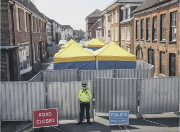  ?? PICTURE: JACK TAYLOR/GETTY ?? The John Baker House assisted-living complex is sealed off