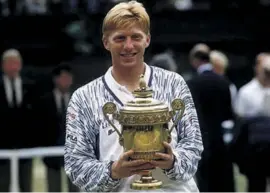  ?? Photo: Twitter@beckerclas­sics ?? Boris Becker has been sentenced to two-and-half years in prison