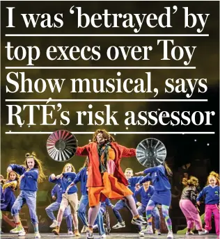  ?? ?? Top of the flops: Toy Show The Musical ultimately lost more than €2m