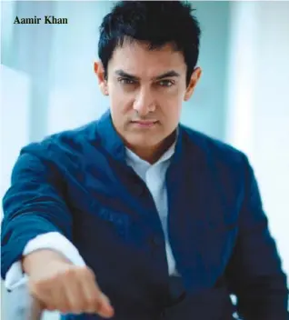  ??  ?? Aamir Khan