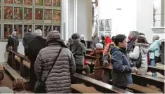  ?? Foto: Fritz Kral ?? Ein Ausflug führte die Mitglieder des Historisch­en Vereins Landsberg unter anderem in die Basilika St. Veit in Ellwangen.