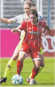  ?? FOTO: IMAGO ?? In Topform: Nicole Rolser. Die Angreiferi­n des Bundesligi­sten Bayern München trifft im DFB-Pokal-Finale auf Wolfsburg.