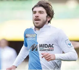  ??  ?? Alberto Paloschi, 26 anni, attaccante del Chievo